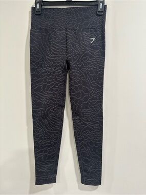 Gymshark Black Textured High-Waist Leggings - Never Worn, No Tags
